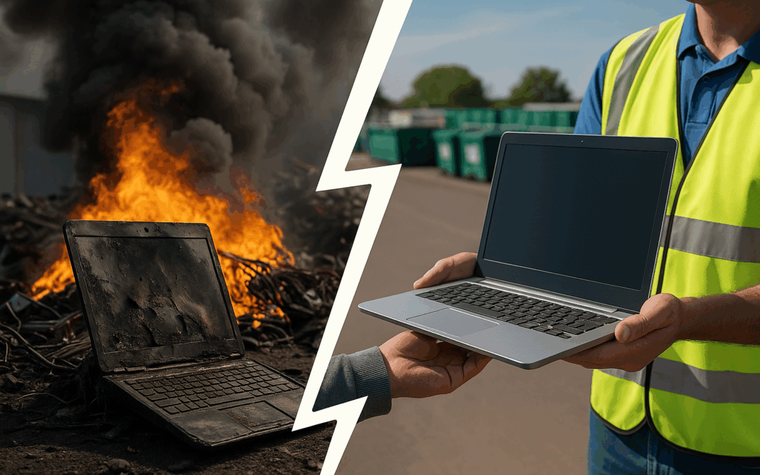 When Gadgets Go Up in Smoke: Why E-Waste Fires Are Serious Business